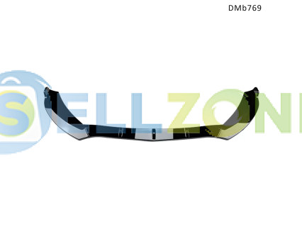 Μαύρη αεροτομή για μπροστινό προφυλακτήρα Mercedes C W205 AMG Pre-facelift - DMb769